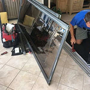 sliding glass door frame repair Northdale
